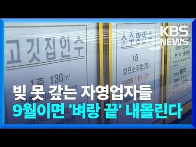 경기 침체 속 ‘대출 못 갚는’ 자영업자 증가 / KBS  2023.07.05.