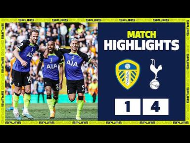 LEEDS 1-4 SPURS | HIGHLIGHTS | Kane, Lucas and Pedro Porro goals send Leeds down