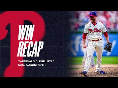 Cardinals vs. Phillies Game Highlights (8/27/23) | MLB Highlights