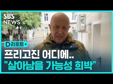 행방 묘연한 프리고진…그의 운명은? / SBS / #D리포트