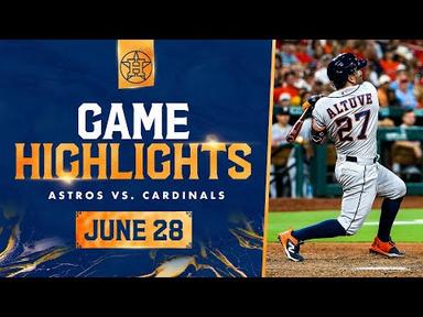 Astros vs. Cardinals Game Highlights (6/28/23) | MLB Highlights