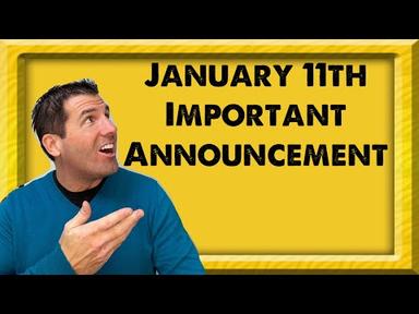 January 11th - Important CPI Announcement