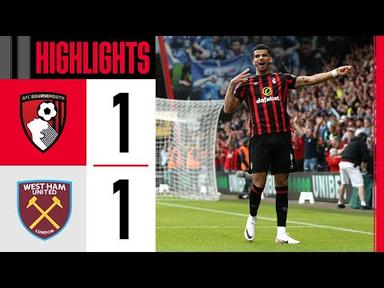 Solanke&#39;s fine finish cancels out Bowen in opening day draw | AFC Bournemouth 1-1 West Ham