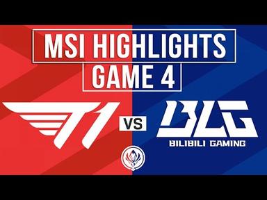 T1 vs BLG Highlights Game 4 | MSI 2024 Upper Bracket R2 | T1 vs Bilibili Gaming