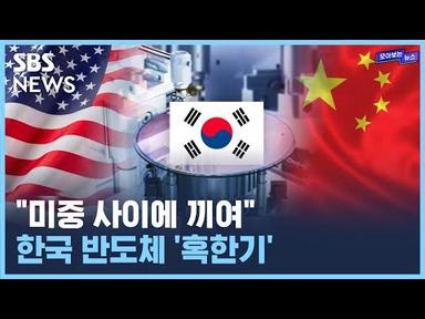 위기감 최고조 한국 반도체 산업 / SBS / 모아보는 뉴스